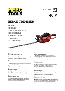 Bedienungsanleitung Meec Tools 018-271 Heckenschere