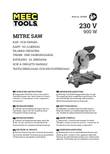 Bedienungsanleitung Meec Tools 020-652 Gehrungssäge