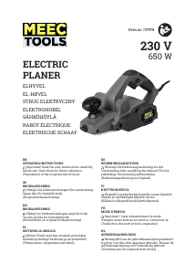 Mode d’emploi Meec Tools 017-978 Rabot