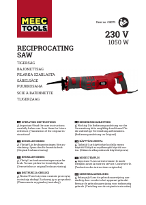 Manual Meec Tools 018-275 Reciprocating Saw