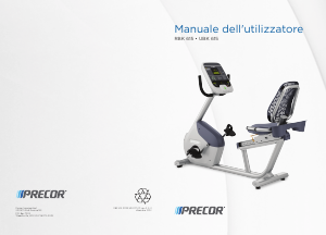 Manuale Precor RBK 615 Cyclette