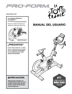 Manual de uso Pro-Form PFEX01912 Bicicleta estática