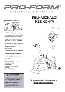 Használati útmutató Pro-Form PFIVEX87214.0 Szobakerékpár