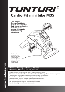 Manual de uso Tunturi Cardio Fit Mini M35 Bicicleta estática