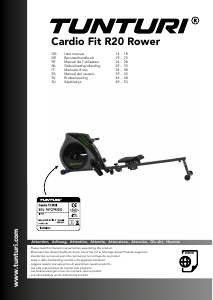 Manual Tunturi Cardio Fit R20 Rowing Machine