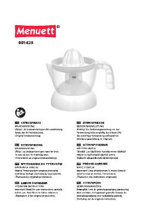 Manual Menuett 001-628 Citrus Juicer