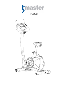 Bruksanvisning Master B4140 Motionscykel