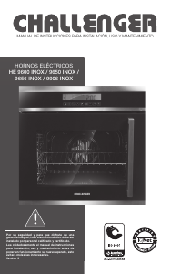 Manual de uso Challenger HE 9906 INOX Horno
