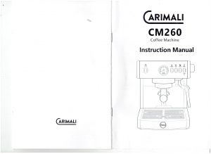 Handleiding Carimali CM260 Koffiezetapparaat