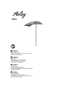 Manual Axley 014-142 Garden Parasol