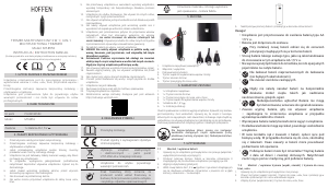 Instrukcja Hoffen MT-8553 Trymer do nos