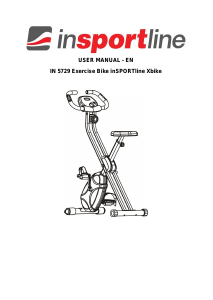 Manual inSPORTline IN 5729 Exercise Bike