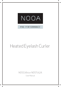 Manual NOOA NOSC064 Eyelash Curler
