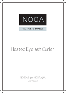 Manual NOOA NOST057A Eyelash Curler