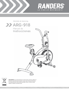 Manual de uso Randers ARG 918 Bicicleta estática