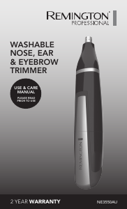 Manual Remington NE3550AU Nose Hair Trimmer