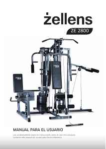 Manual de uso Zellens ZE 2800 Máquina de ejercicios