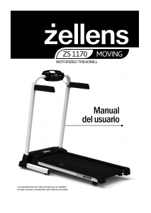Manual de uso Zellens ZS 1170 Cinta de correr