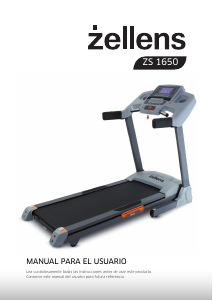 Manual de uso Zellens ZS 1650 Cinta de correr