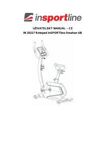 Manuál inSPORTline IN 20217 Rotoped