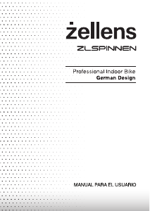Manual de uso Zellens ZL SPINNEN Bicicleta estática