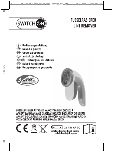 Manuál Switch On LR-A0301 Odstraňovač žmolků