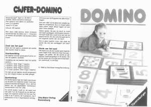 Manuale Ravensburger Cijfer Domino