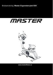 Bruksanvisning Master B30 Motionscykel