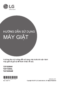 Hướng dẫn sử dụng LG T2310DSAM Máy giặt