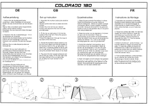 Mode d’emploi High Peak Colorado 180 Tente