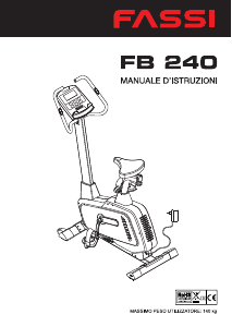 Manuale Fassi FB 240 Cyclette