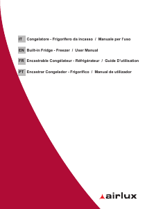 Mode d’emploi Airlux ARI1450 Réfrigérateur combiné