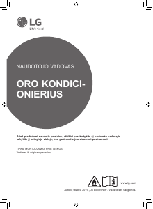 Vadovas LG A09FR Oro kondicionierius