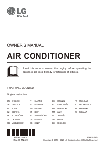 Instrukcja LG AM09BP Klimatyzator