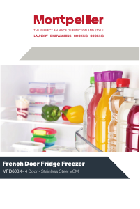 Manual Montpellier MFD600X Fridge-Freezer