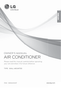 Manual LG ASNH0766KA2 Air Conditioner