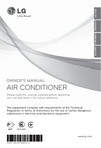 Manual LG CA09LHR Air Conditioner