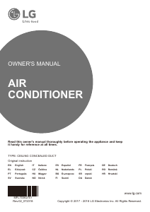 Manual LG CB09L Air Conditioner