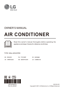 Manual LG DC24RH Air Conditioner
