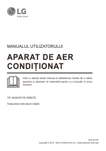 Manual LG S18ET Aer condiționat