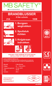 Handleiding Ecofex S6-EF Brandblusser