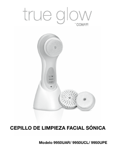 Manual de uso Conair 9950UCL True Glow Cepillo de limpieza facial