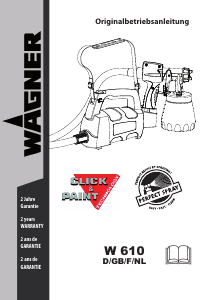 Manual Wagner W 610 Paint Sprayer