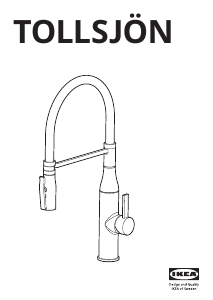 Bruksanvisning IKEA TOLLSJON Vannkran