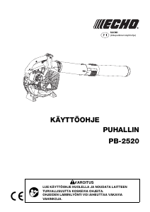 Käyttöohje Echo PB-2520 Lehtipuhallin