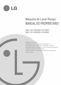 Manual LG WD-14316RD Máquina de lavar roupa