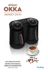 Manual Arzum OK 006-N Okka Minia Duo Coffee Machine