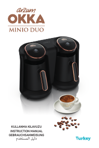 Bedienungsanleitung Arzum OK 006 Okka Minia Duo Kaffeemaschine