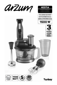 Manual Arzum AR 1058 Hestia Hand Blender