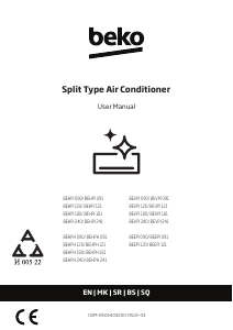 Manual BEKO BEVPI 240/ BEVPI 241 Air Conditioner
